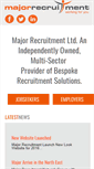 Mobile Screenshot of major-recruitment.com